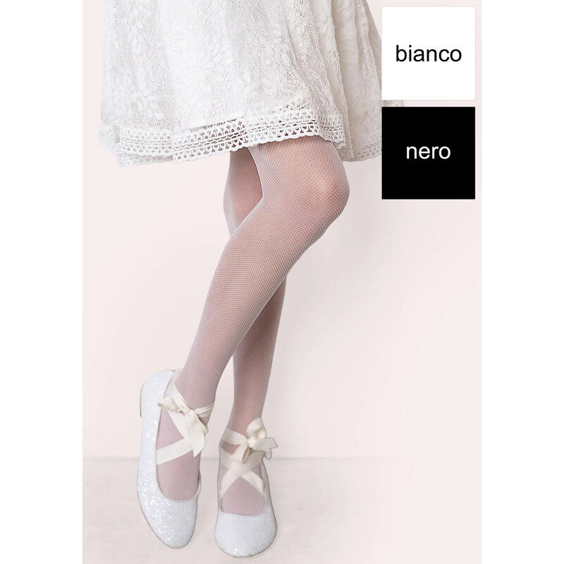 E-shop KNITTEX Pančuchové nohavice Roxana-junior20 bianco 116-122