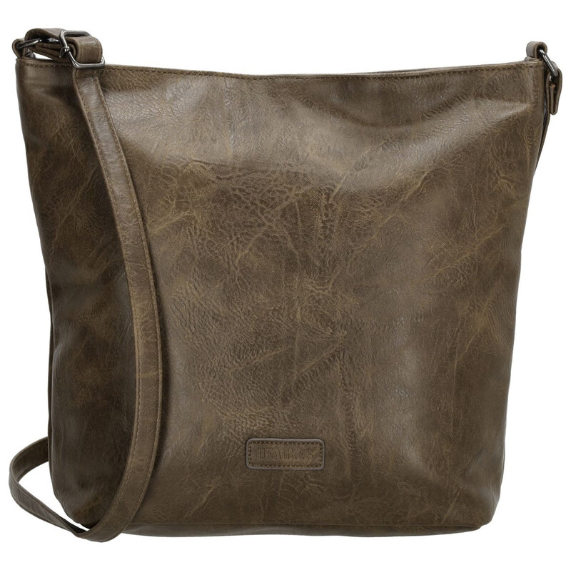 Beagles Dámska crossbody kabelka tmavohnedá LUNETA 68713156