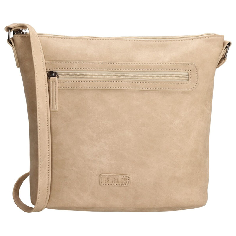 Beagles Dámska crossbody kabelka svetlá taupe LINDA 68713158