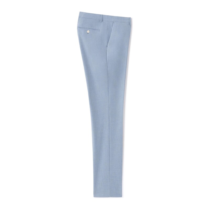 E-shop Pánske svetlomodré nohavice bi-stretch CELIO slim fit