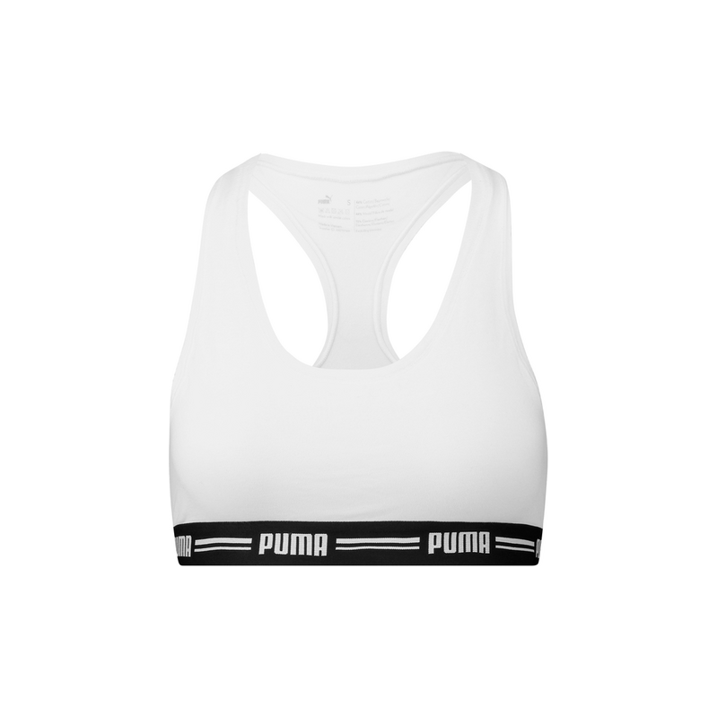 Puma women racer back top 1p hang white 68715837