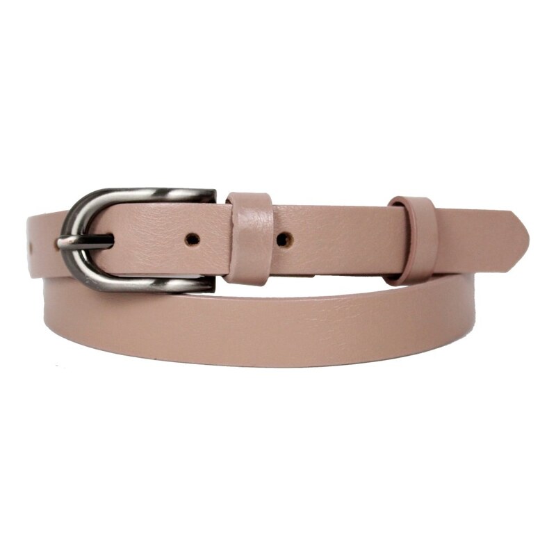 E-shop Penny Belts Dámsky kožený opasok 2186-07 púdrový