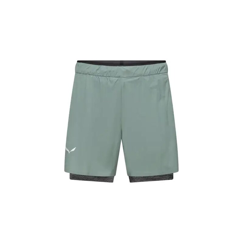 E-shop Salewa Pedroc Durastretch 2v1 pánske kraťasy Willow Green vel.