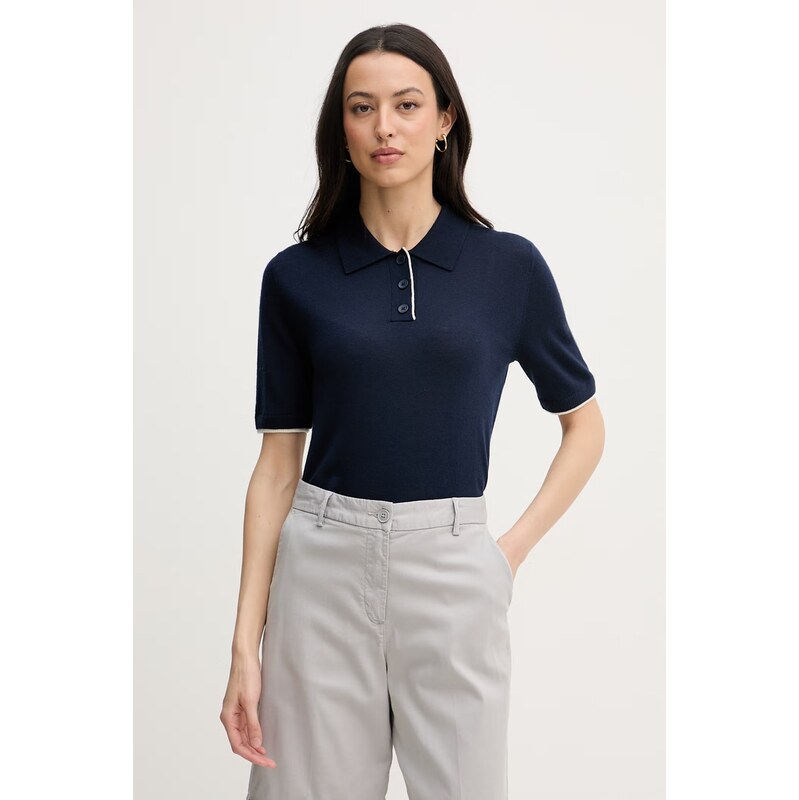 E-shop United Colors of Benetton polo tričko dámske vlnené