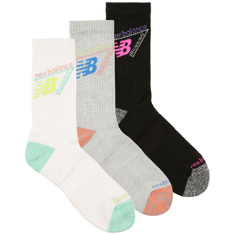 New Balance Športové ponožky ACTIVE GRAPHIC CREW SOCKS 3 PACK New 68722781