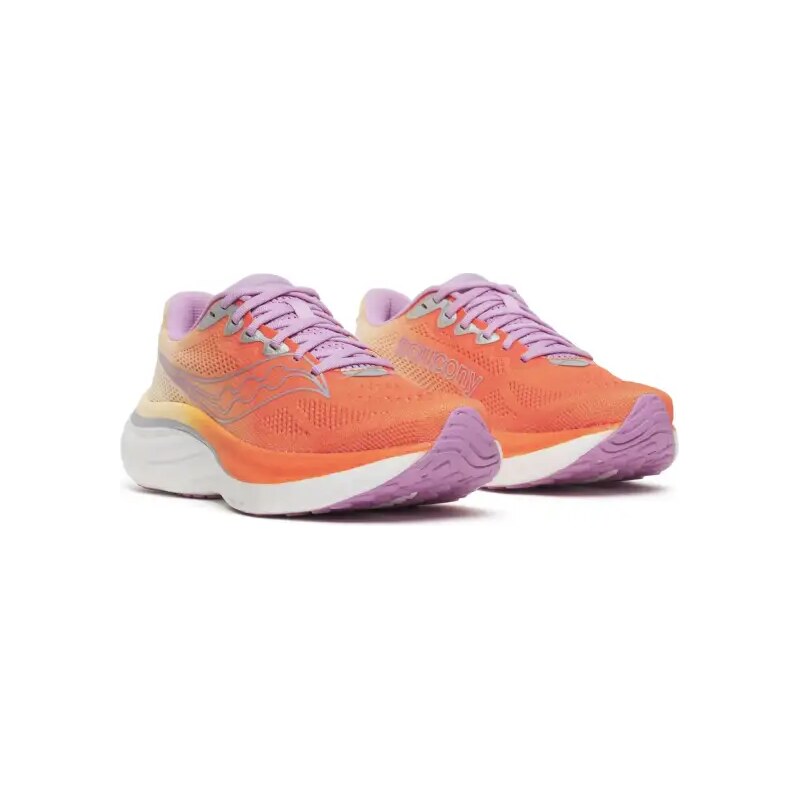 E-shop Saucony Ride 19 dámska bežecká obuv Fire/Orchid vel. 40