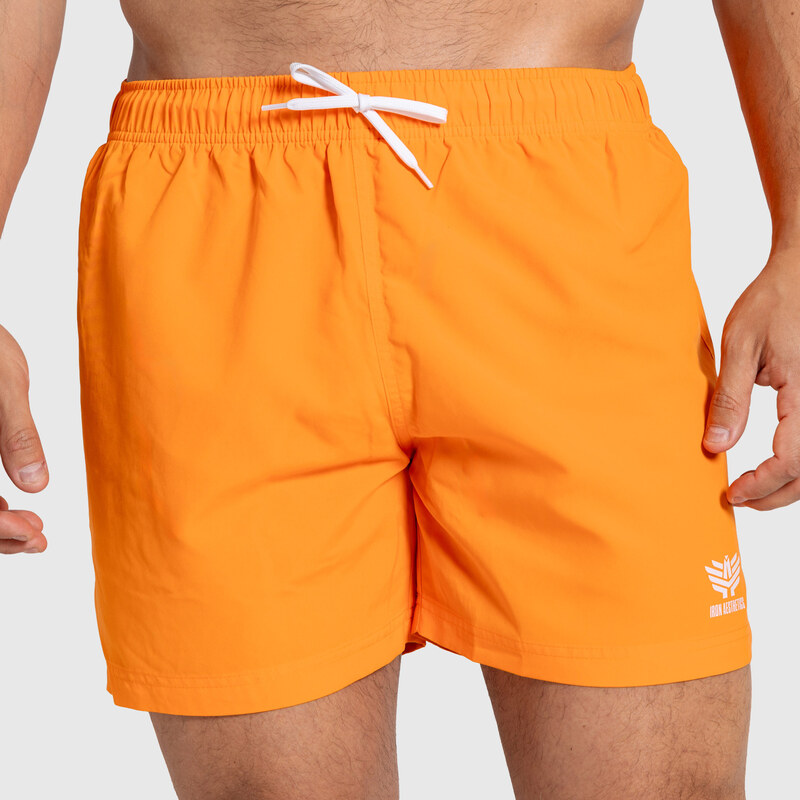 Pánske plavecké šortky Iron Aesthetics Sunshine, oranžové 68730510