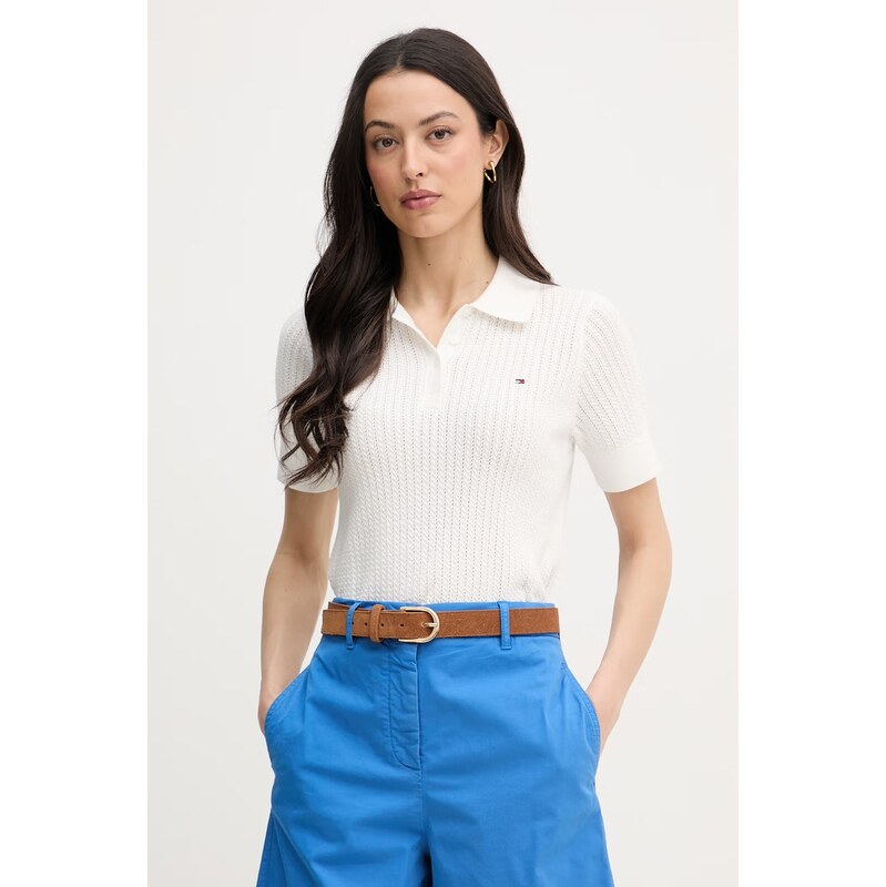 E-shop Tommy Hilfiger polo tričko dámske bavlnené
