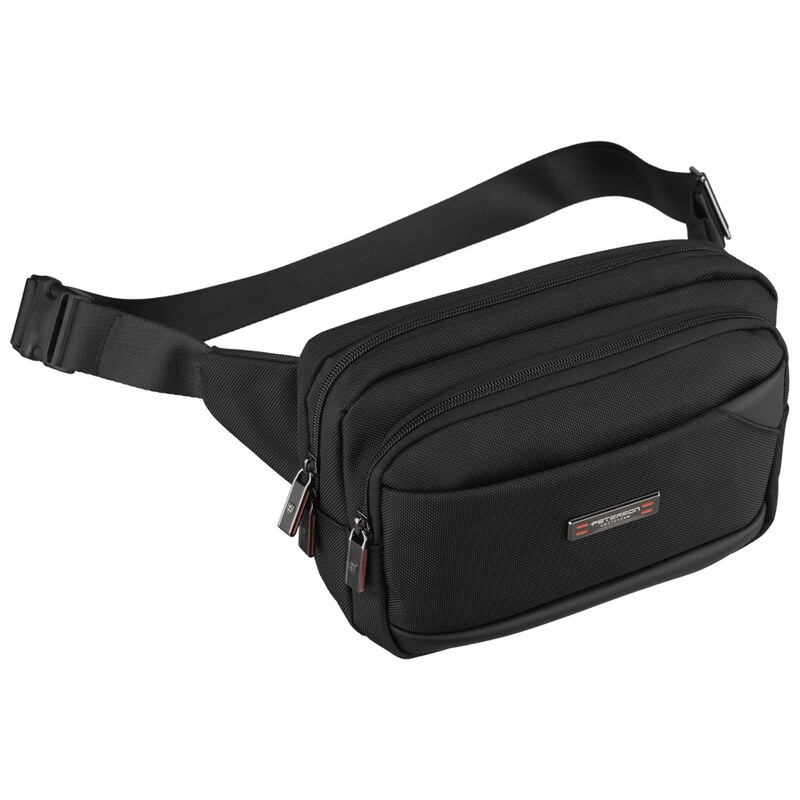 Pánska čierna crossbody taška ľadvinka Peterson 68733686