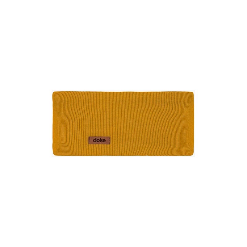 DOKE Čelenka organic rib brown 68734712