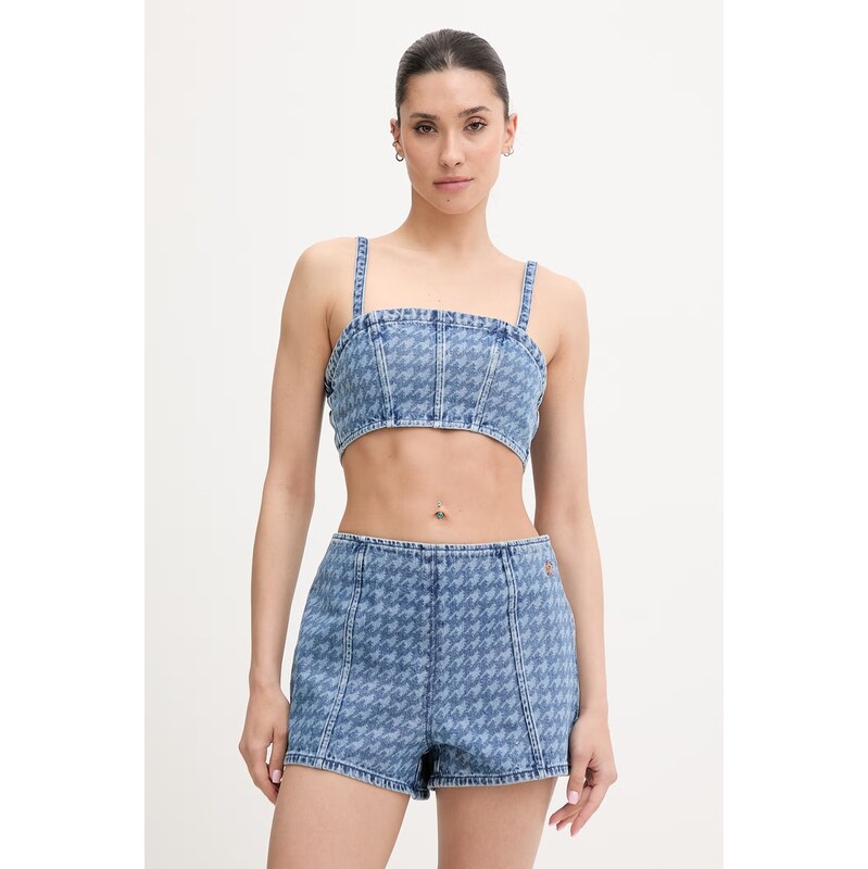 Perfect Moment crop top dámsky rifľový 68735050
