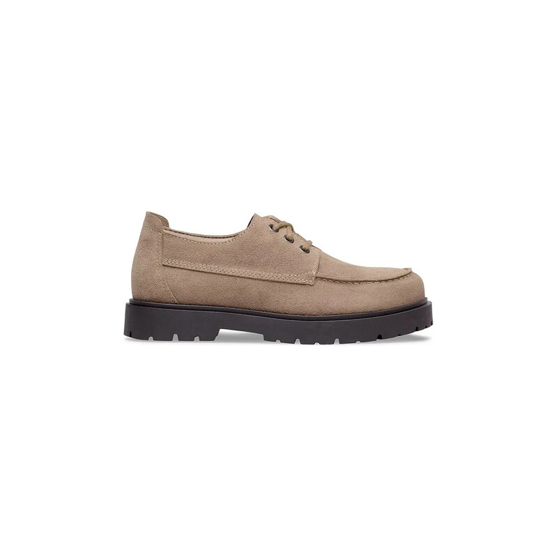 Semišové poltopánky Birkenstock Highwood Moc Lace Low 68735321