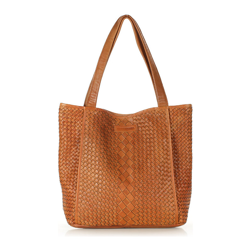 MARCO MAZZINI Dámska kabelka typu hobo bag z prírodnej kože | camel 68744314