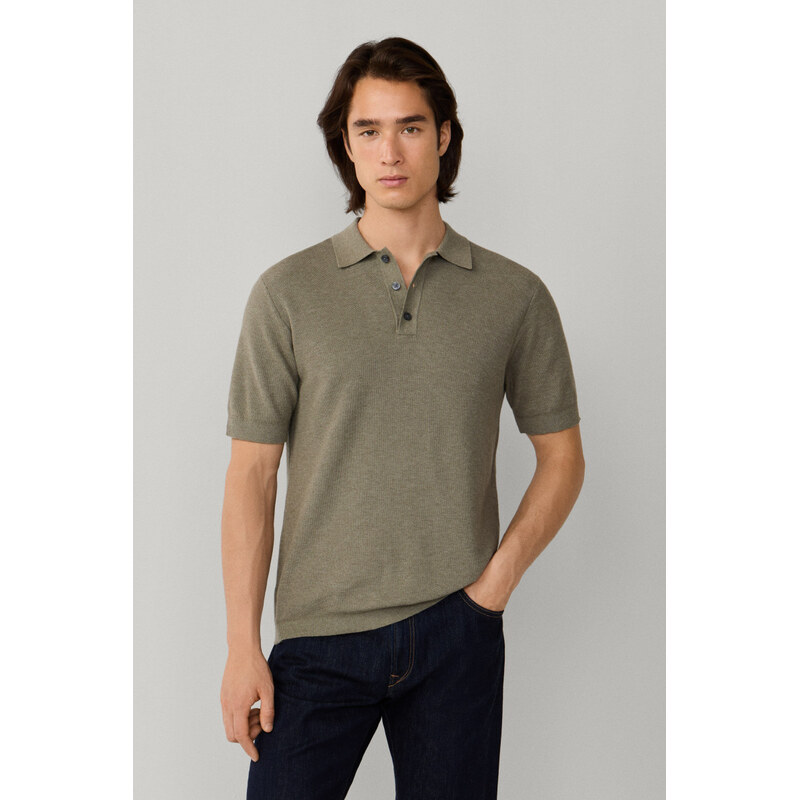 SVETER HACKETT LONDON HONEYCOMB SS POLO 68745033