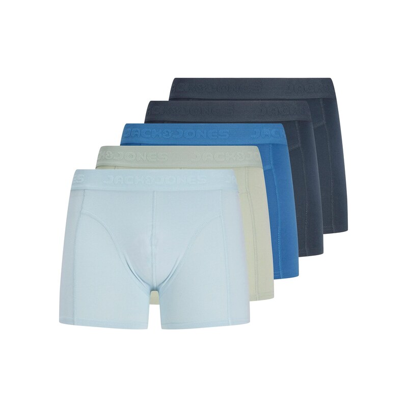 JACK & JONES Boxerky JACGilli modrá / tmavomodrá / svetlomodrá / 68749958