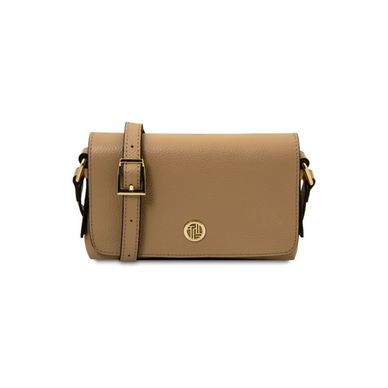 Kožená crossbody kabelka Biscuit - Tuscany Leather 68758726