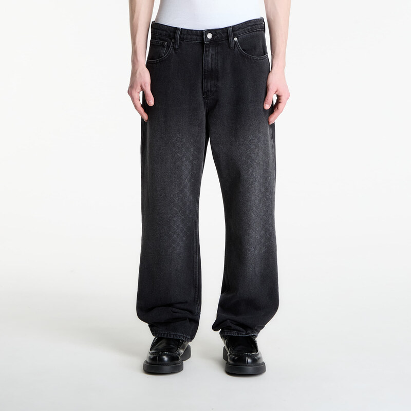 Džínsy Daily Paper Amba Monogram Jeans V2 Black S 68758986