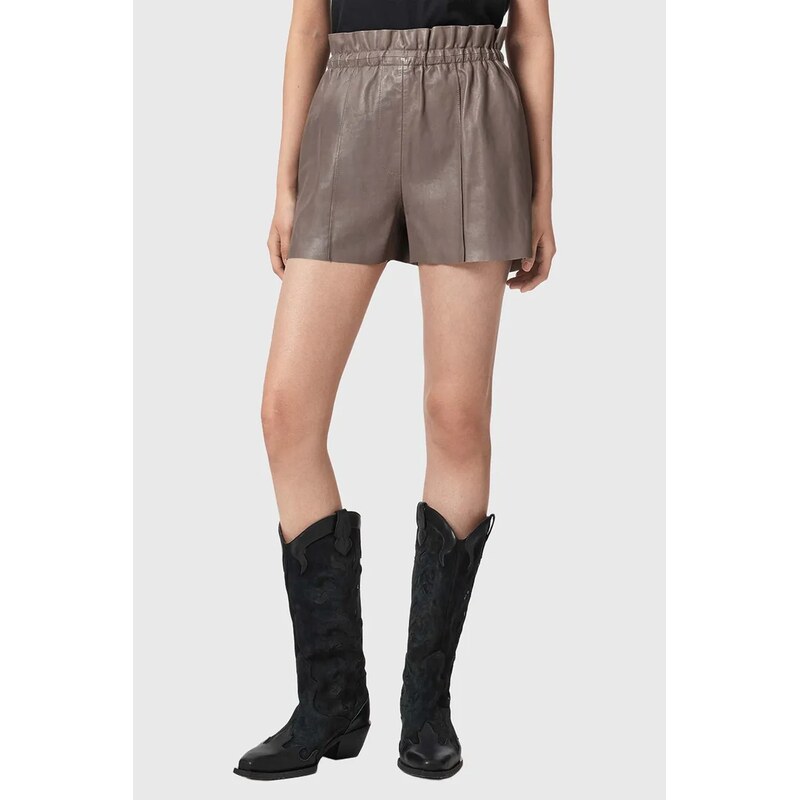 AllSaints šortky dámske kožené FRAN 68769929