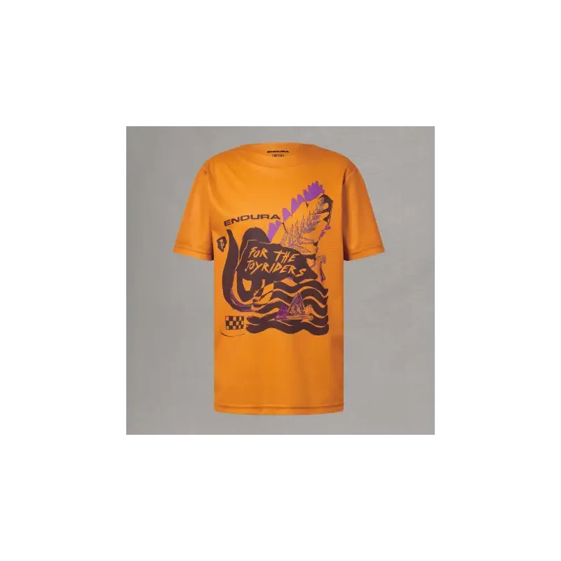 Endura SingleTrack Core detský dres krátky rukáv Orange vel. 7-8 68766176