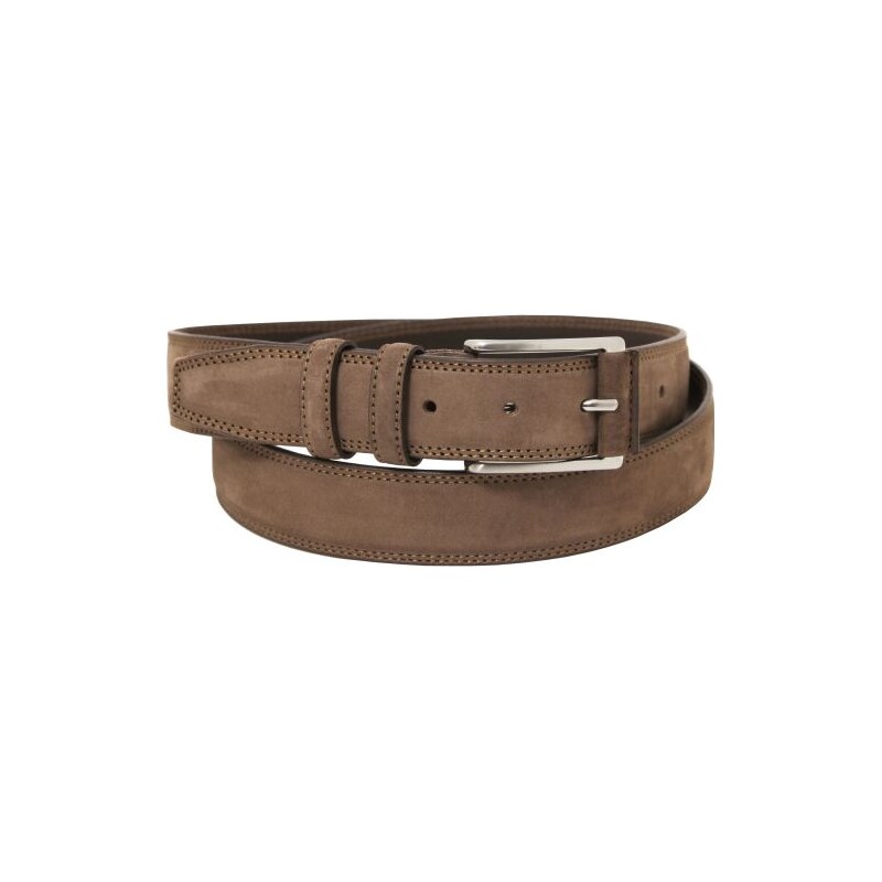 E-shop Elegantný opasok z nubukovej kože, šírka 35 mm - Tuscany Leather