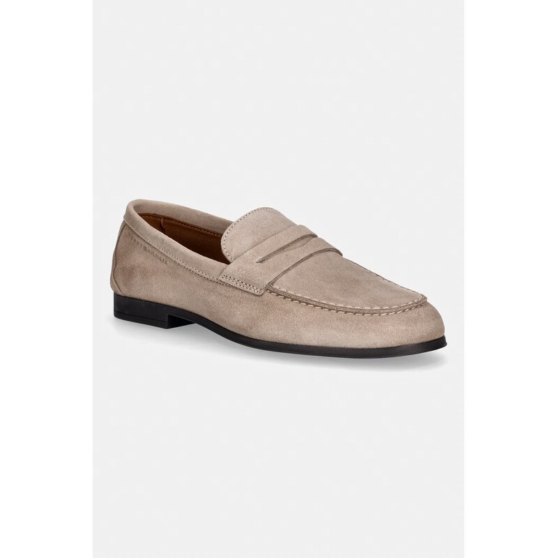 E-shop Tommy Hilfiger mokasíny dámske semišové FLEXIBLE SLIM SUEDE