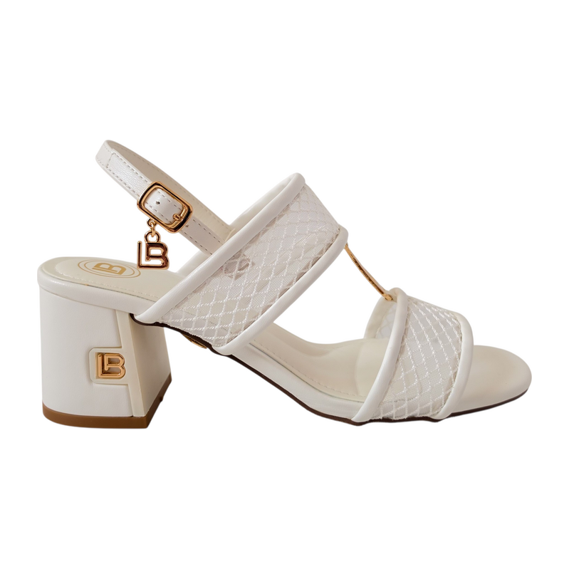 Biele sandále Laura Biagiotti Net White 68773040