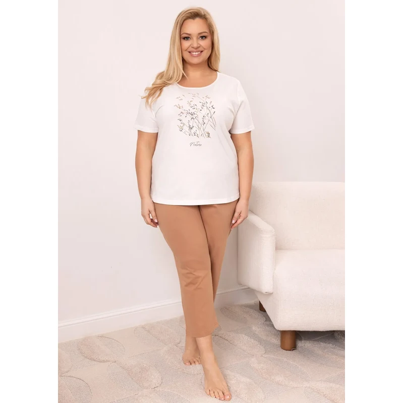 Dámske pyžamo Regina 4009 pyžamo 2XL-3XL 68773340