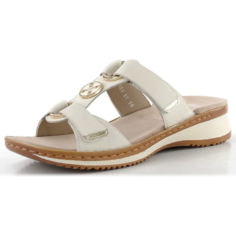 Ara dámske šľapky Hawaii Cream/Platin 12-29003-97 62448999