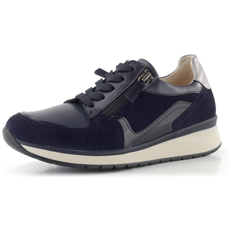 Gabor široké tenisky so zipsom dark-blue/steel 86.307.66 68773573