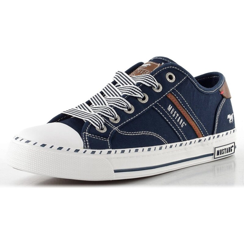 E-shop Mustang plátené tenisky navy 26M0152004
