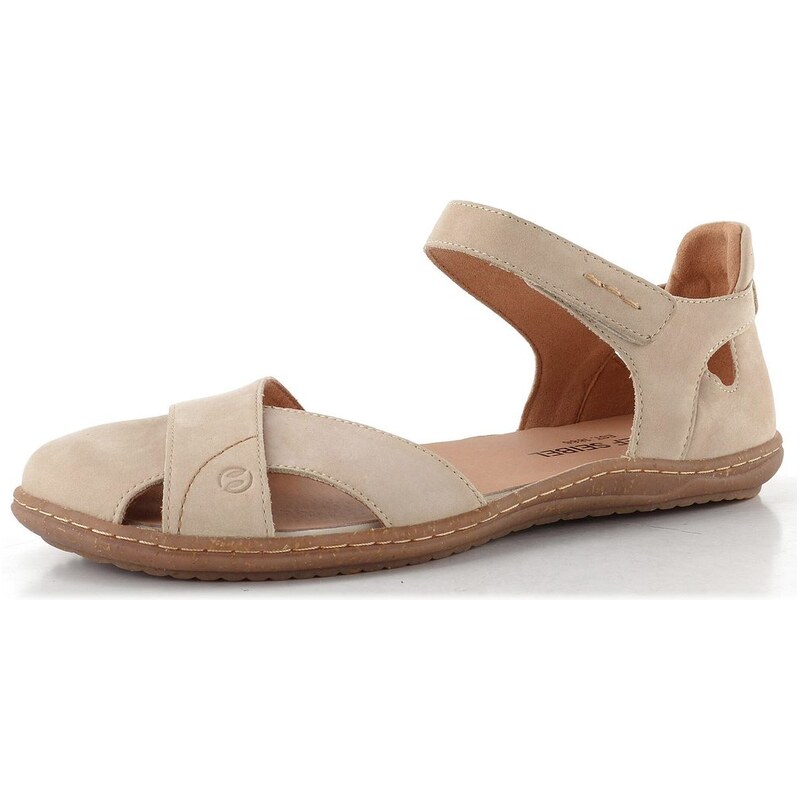 E-shop Josef Seibel sandále s plnou pätou Caitlyn creme 75805MI724