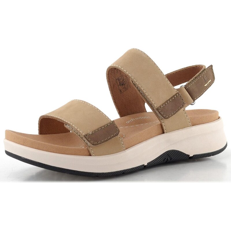 Josef Seibel sandále na suchý zips Estelle beige-kombi 97304380 68773763