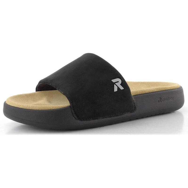 E-shop Rieker Sport dámske šľapky čierne W3250-00
