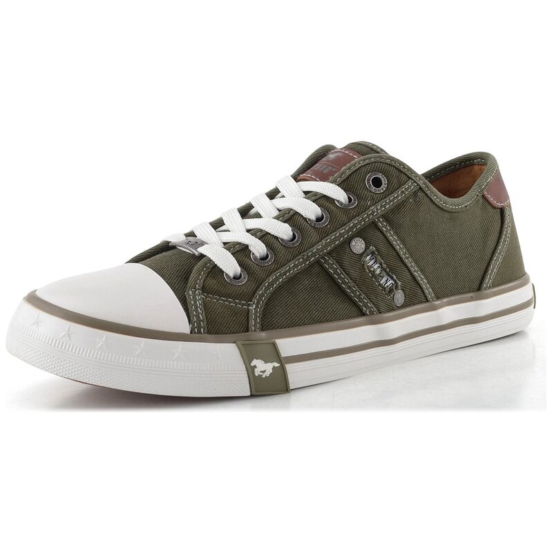 Mustang pánske plátené tenisky khaki 26M0151005 68773910