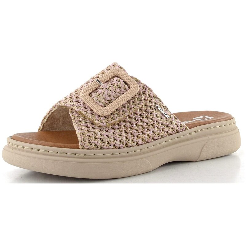 Rieker šľapky so sponou pink-multi V3053-90 68773921