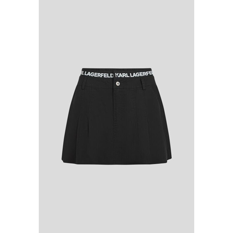 SUKŇA KARL LAGERFELD JEANS KLJ PLEATED LOGO SKIRT 68778305