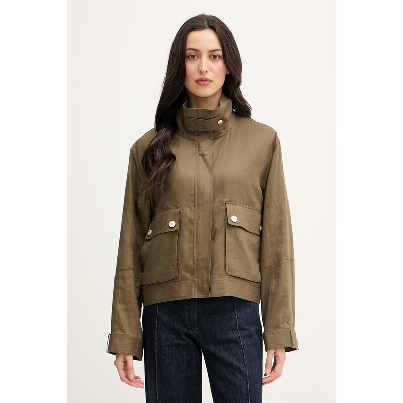 Tommy Hilfiger bunda dámska ľanová 68787731