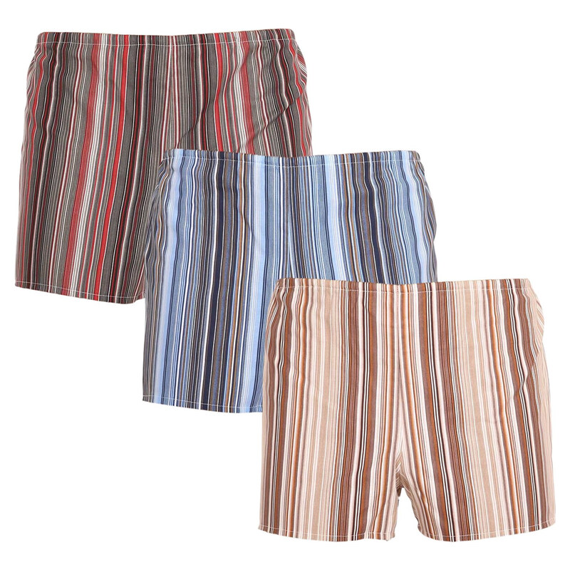 3PACK klasické pánske trenky Foltýn viacfarebné nadrozmer (KN757677) 5 68783382