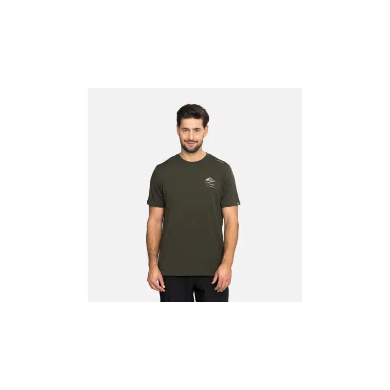 E-shop Viking Lenta Bamboo pánske tričko krátky rukáv Olive vel. L