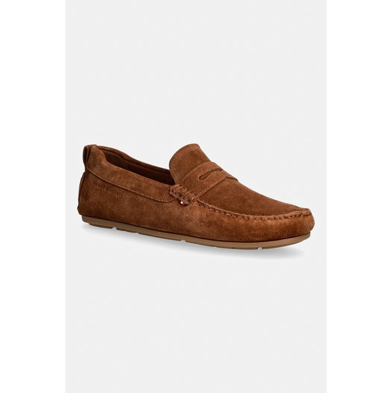 E-shop Pánske semišové mokasíny Tommy Hilfiger CORE HILFIEGR SUEDE
