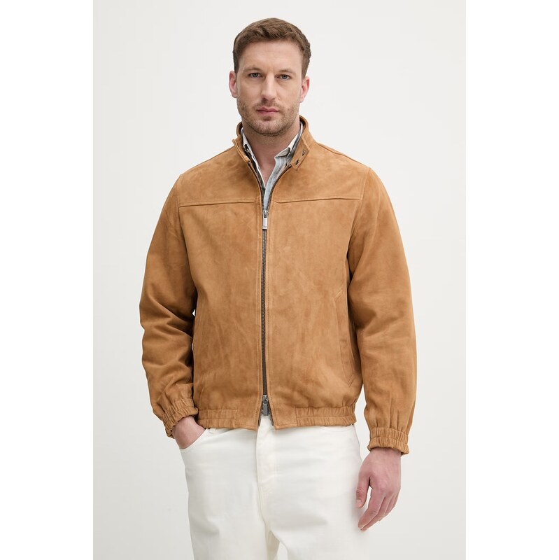 Tommy Hilfiger prechodná bunda pánska semišová 68787798