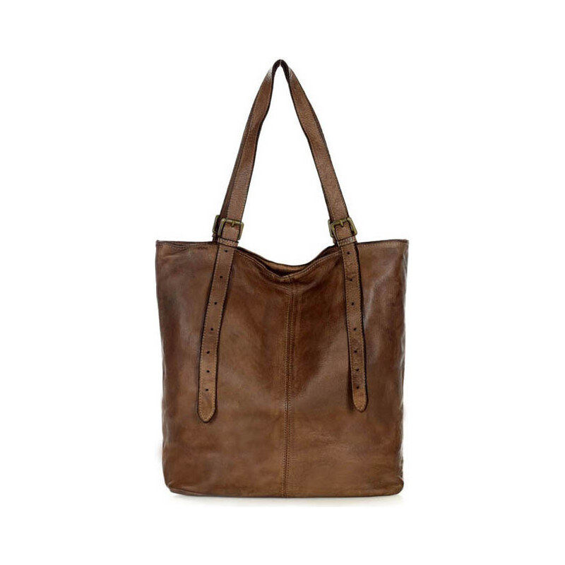 E-shop MARCO MAZZINI Hnedá priestranná shopper kabelka