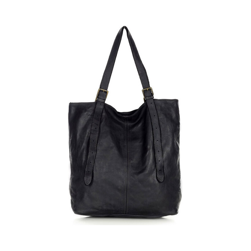 E-shop MARCO MAZZINI Čierna priestranná shopper kabelka