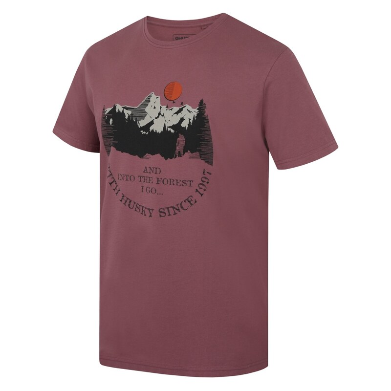 E-shop Husky Tee Moon M dark bordo