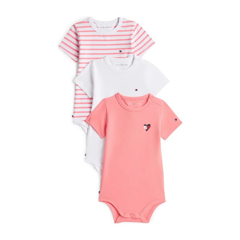 E-shop Tommy Hilfiger body detské bavlnené 3-pak