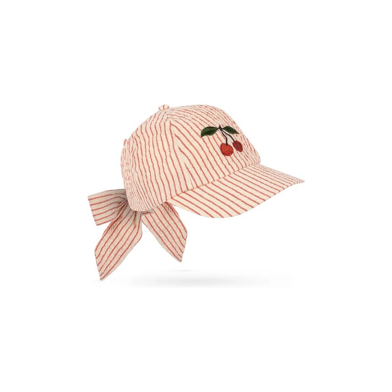 E-shop Konges Sløjd čiapka so šiltom detská bavlnená ELLIE BOW CAP GOTS