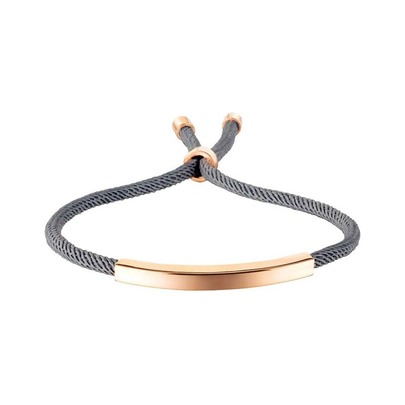 Titan Jewerly Dámsky oceľový náramok s pleteným lankom Sersei Ružové 68791239