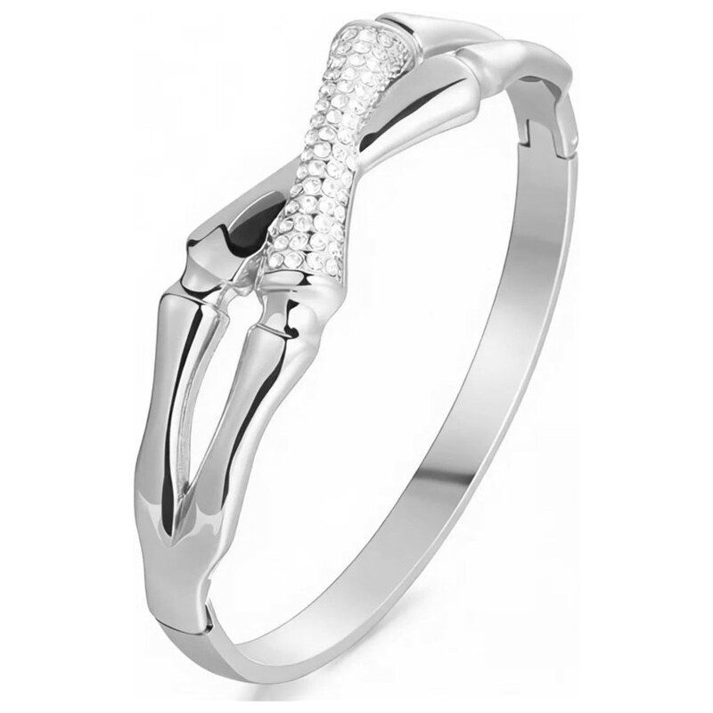 Titan Jewerly Dámsky náramok Catelyn z chirurgickej ocele s kryštálmi 68791241