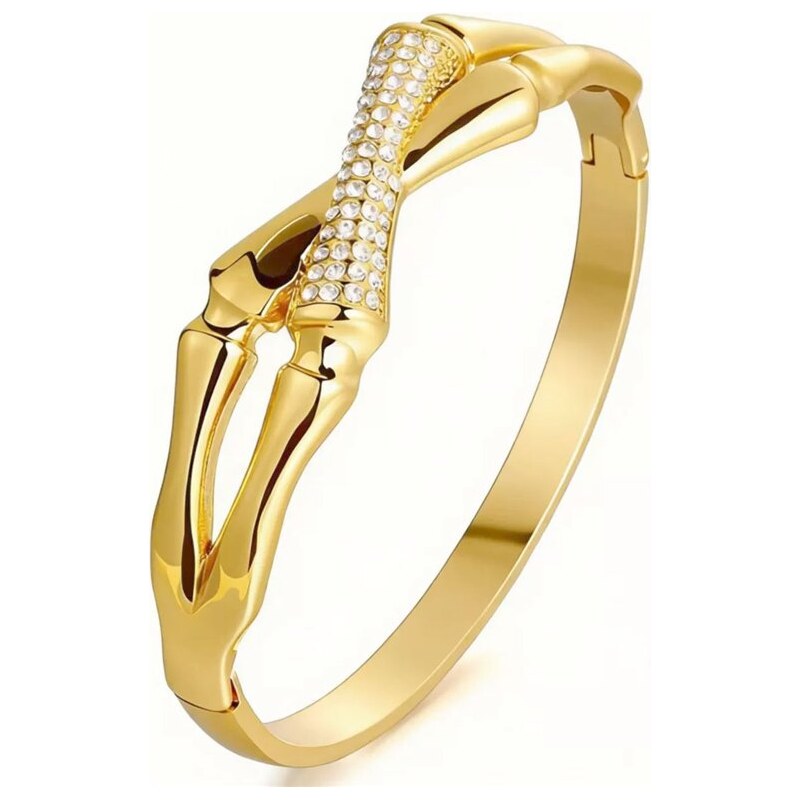 Titan Jewerly Dámsky náramok Catelyn z chirurgickej ocele s kryštálmi 68791240