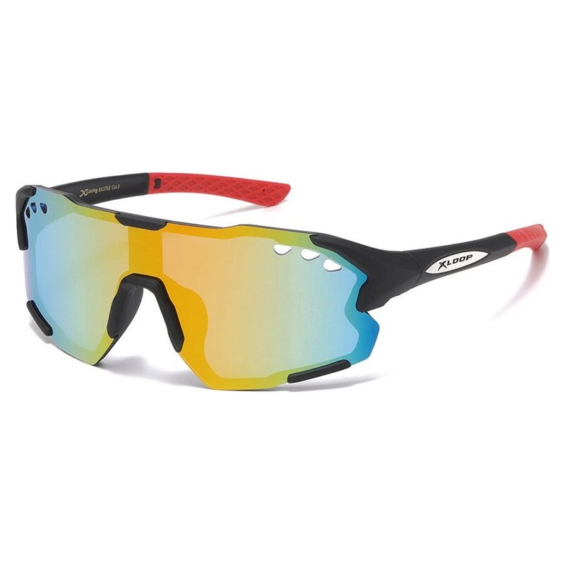 E-shop X-loop XLoop Shield okuliare Semi Rimless – Oranžové sklá